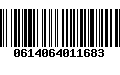 Código de Barras 0614064011683