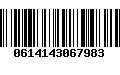 Código de Barras 0614143067983