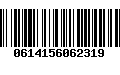 Código de Barras 0614156062319