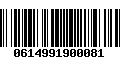 Código de Barras 0614991900081