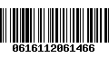 Código de Barras 0616112061466