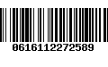 Código de Barras 0616112272589
