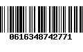 Código de Barras 0616348742771