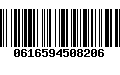 Código de Barras 0616594508206