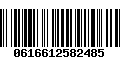 Código de Barras 0616612582485