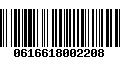 Código de Barras 0616618002208