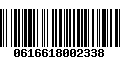 Código de Barras 0616618002338