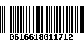 Código de Barras 0616618011712