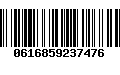 Código de Barras 0616859237476