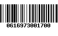 Código de Barras 0616973001700