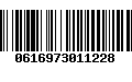 Código de Barras 0616973011228