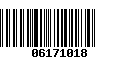 Código de Barras 06171018