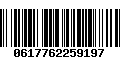 Código de Barras 0617762259197