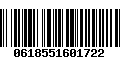 Código de Barras 0618551601722