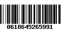 Código de Barras 0618645265991