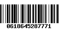 Código de Barras 0618645287771