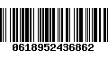 Código de Barras 0618952436862