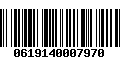 Código de Barras 0619140007970