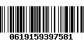 Código de Barras 0619159397581