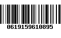Código de Barras 0619159610895