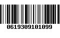 Código de Barras 0619309101099