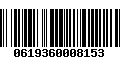 Código de Barras 0619360008153