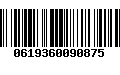 Código de Barras 0619360090875