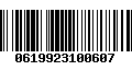 Código de Barras 0619923100607