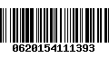 Código de Barras 0620154111393