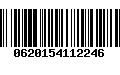 Código de Barras 0620154112246