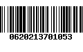 Código de Barras 0620213701053