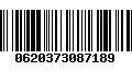Código de Barras 0620373087189