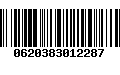 Código de Barras 0620383012287