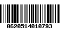 Código de Barras 0620514010793