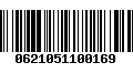 Código de Barras 0621051100169