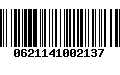 Código de Barras 0621141002137