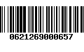 Código de Barras 0621269000657