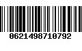 Código de Barras 0621498710792