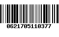 Código de Barras 0621705110377