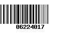 Código de Barras 06224017