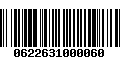 Código de Barras 0622631000060