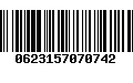 Código de Barras 0623157070742