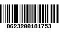 Código de Barras 0623200181753