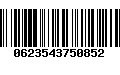 Código de Barras 0623543750852