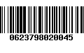 Código de Barras 0623798020045