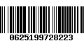 Código de Barras 0625199728223