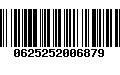 Código de Barras 0625252006879