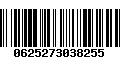 Código de Barras 0625273038255