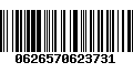 Código de Barras 0626570623731