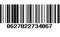 Código de Barras 0627022734067